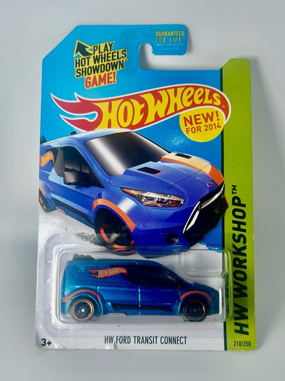Hot Wheels HW Workshop HW Ford Transit Connect 210/250 Blue NEW 2015